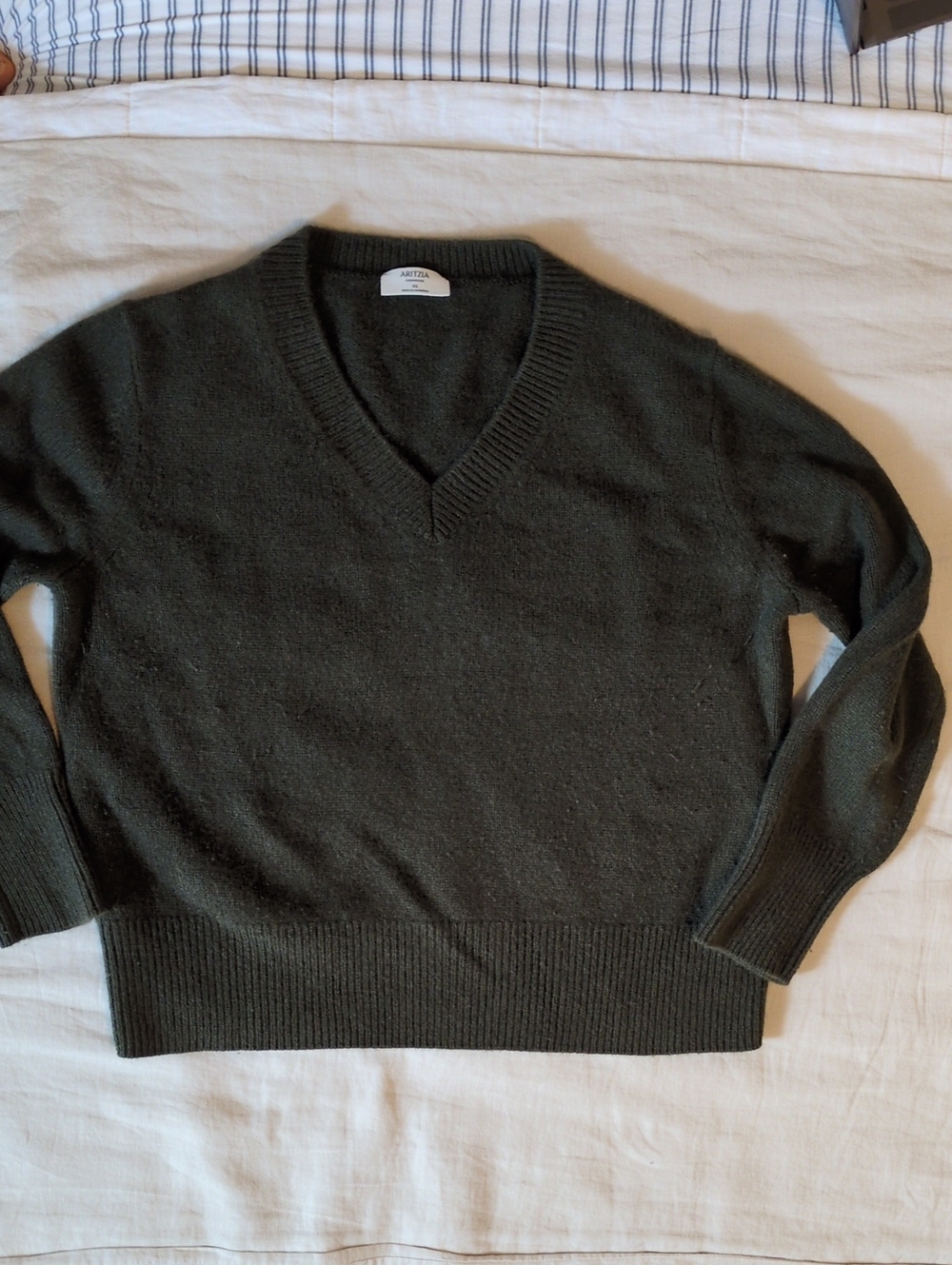 Aritzia 100% Cashmere Oversized V-neck Sweater XS